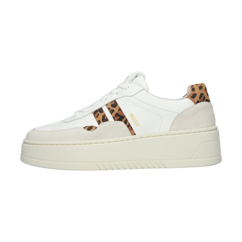 Blackstone GARNET KODA FL720 White leopard Sneaker (low)