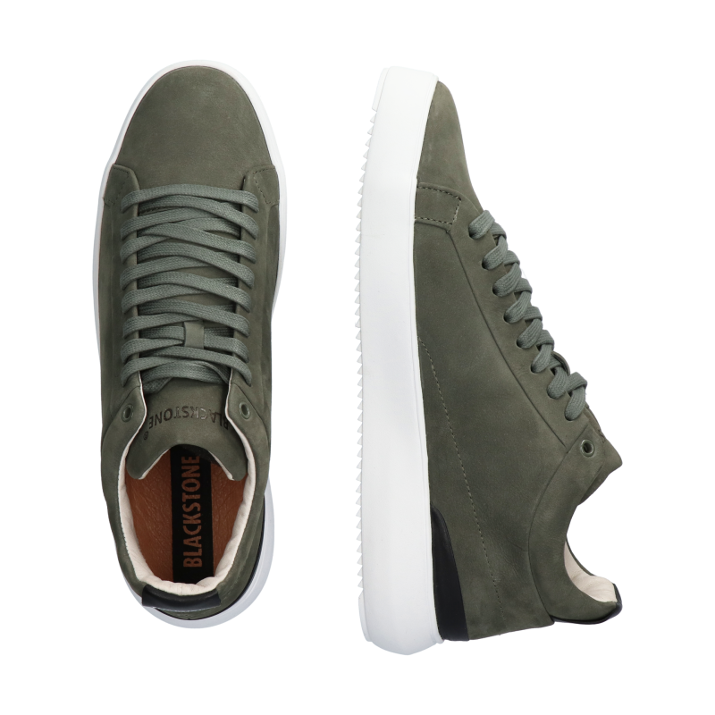 Blackstone TREVOR YG23 Mullet basil Sneaker (mid)