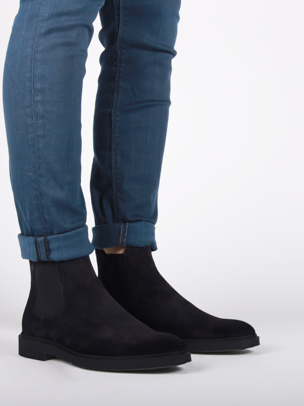 Blackstone OWEN WG81 Navy Chelsea boots