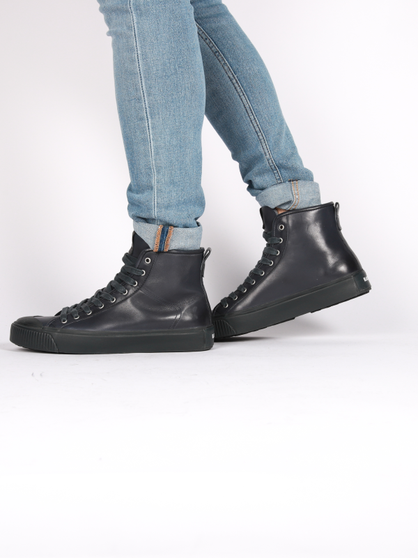 Blackstone FINLEY HIGH WG64 Total eclipse Sneaker (high)