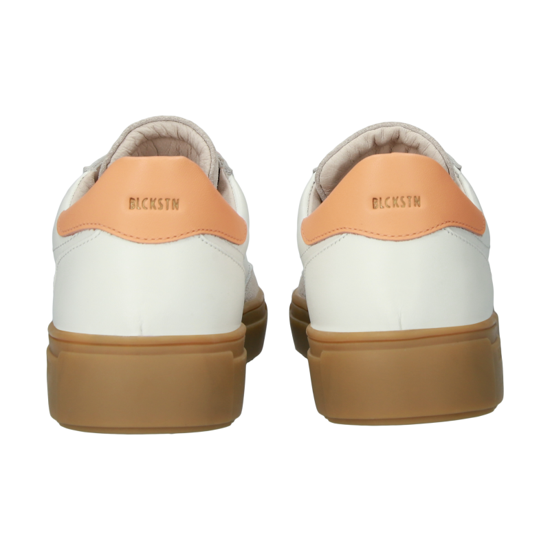 Blackstone SLATE HARPER DL272 White orange Sneaker (low)