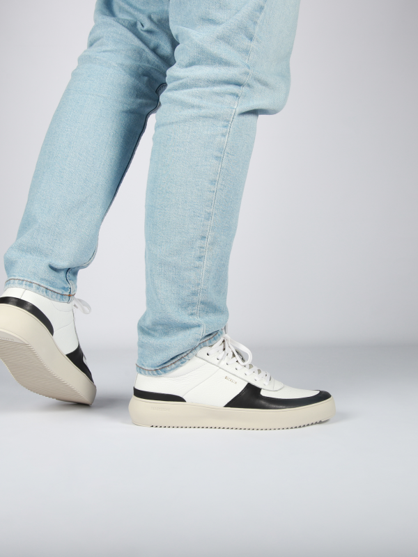 Blackstone RADLEY BG166 White black Sneaker (mid)
