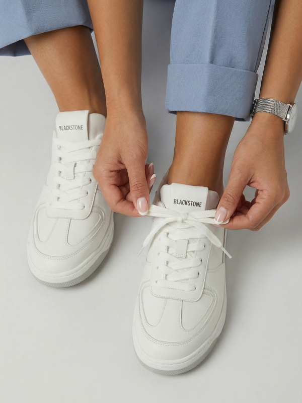 Blackstone TUFA GREER FL724 White Sneaker (low)