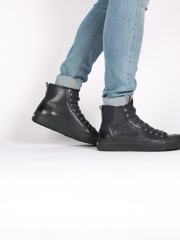 Blackstone FINLEY HIGH WG64 Total eclipse Sneaker (high)