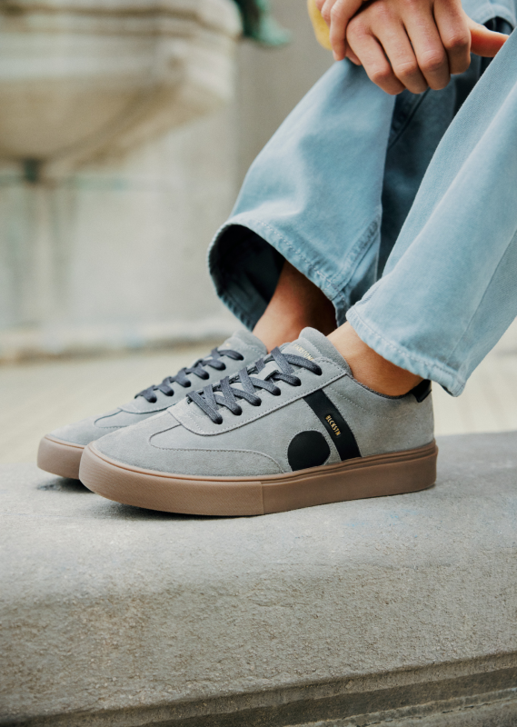 Blackstone QUARTZ AUDEN EG555 Gun metal Sneaker (low)