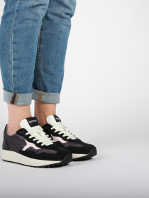 Blackstone NICKY XW61 Charcoal art Runner Sneaker