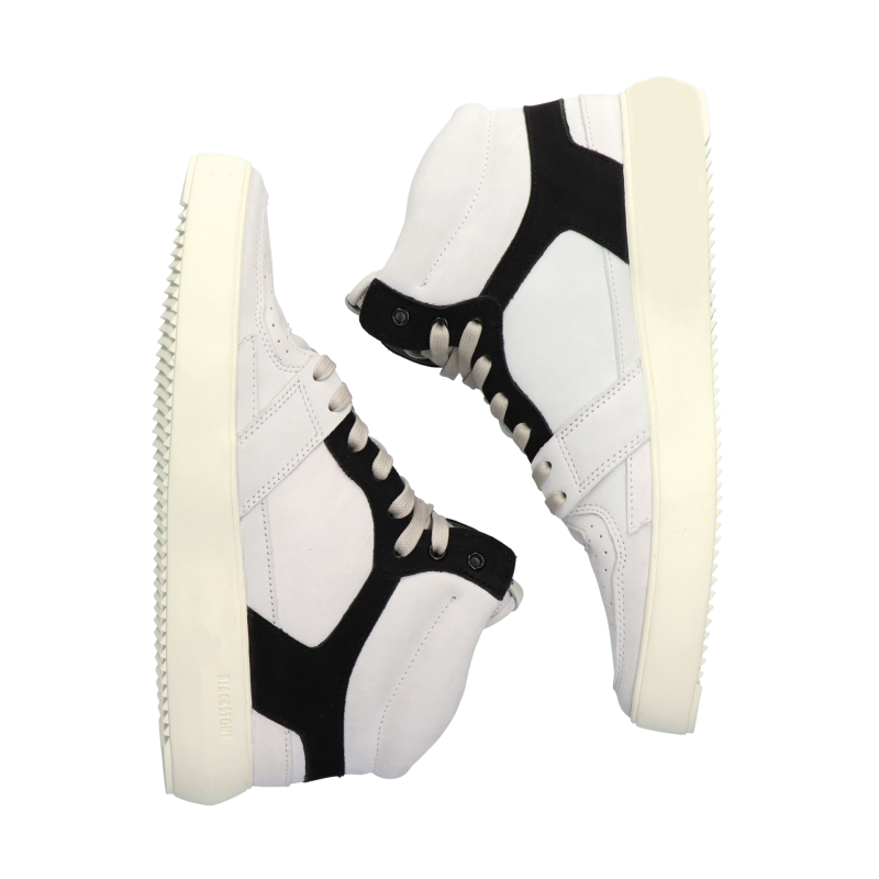 Blackstone DWAYNE YG02 Off white black Sneaker (high)