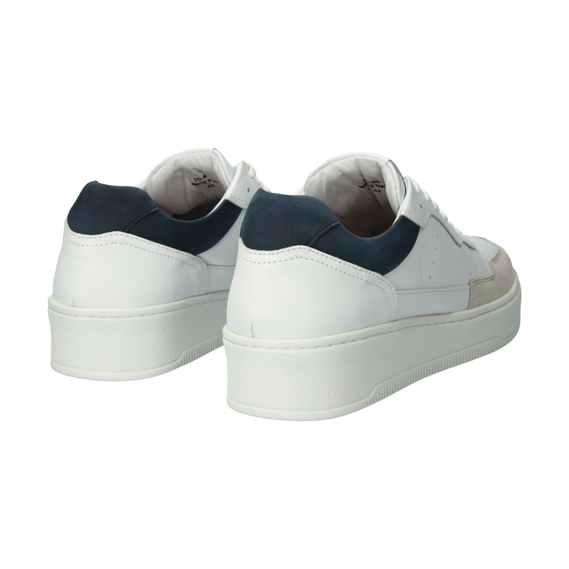 Blackstone DREW ZG46 White navy Sneaker (low)