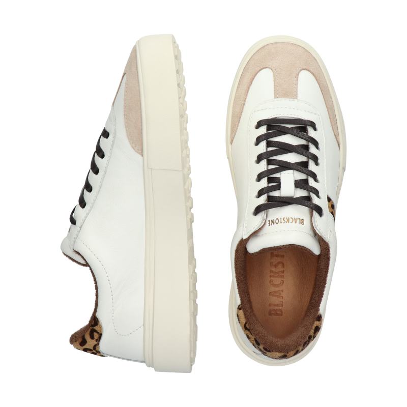 Blackstone QUARTZ AUDEN EL280 White leopard Sneaker (low)