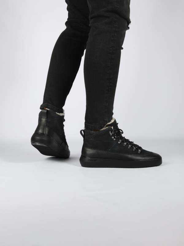 Blackstone ASPEN BEAR AG124 Black Lace-ups