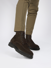 Blackstone JAYLEN HIGH AG322 Coffee Lace-ups
