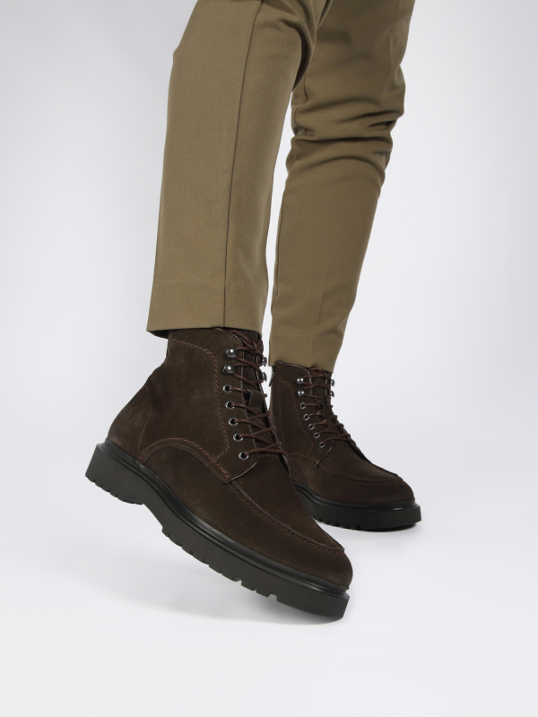Blackstone JAYLEN HIGH AG322 Coffee Lace-ups