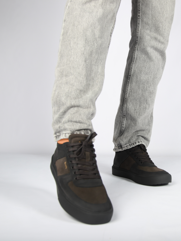 Blackstone CRAG RAGNER CG177 Black coffee Sneaker (low)