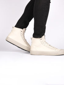 Blackstone FINLEY HIGH WG64 Off white Sneaker (high)