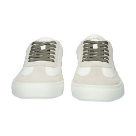 Blackstone SLATE HARPER PERF DG518 White orange Sneaker (low)
