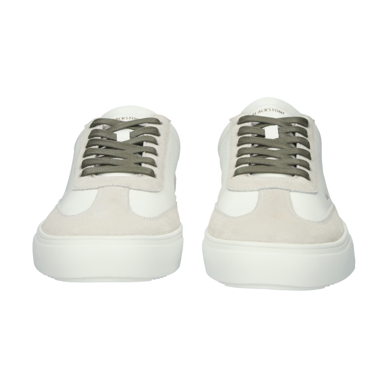 Blackstone SLATE HARPER PERF DG518 White orange Sneaker (low)