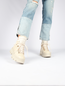 Blackstone SAGA AL405 Almond milk Lace-ups
