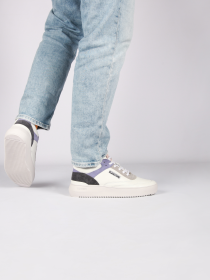 Blackstone DAPHNE BL229 White periwinkle Sneaker (mid)