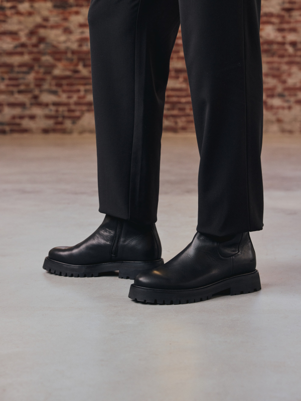 Blackstone MICA GRY CL462 Black Chelsea boots