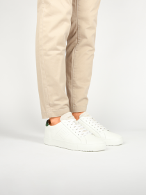 Blackstone SLATE HARPER PERF DG518 White green Sneaker (low)