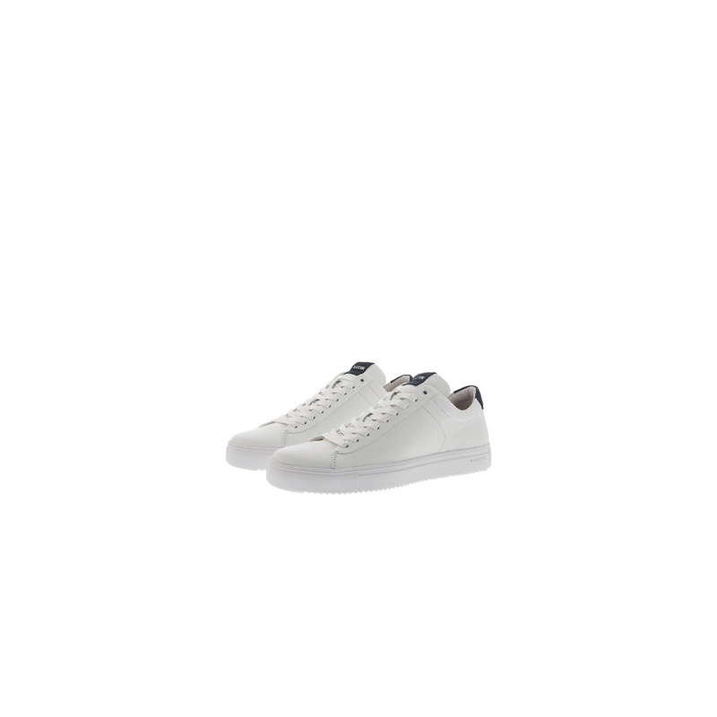 Blackstone ROGER LOW RM50 White dark denim Sneaker (low)
