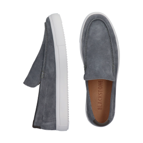 Blackstone GIULIO XG98 Grey pinstripe Slip-ons