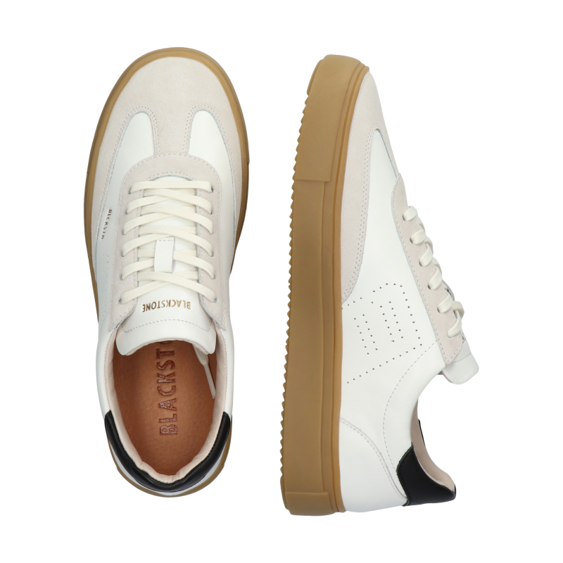Blackstone SLATE HARPER DL272 White black Sneaker (low)