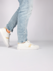 Blackstone RYDER BL220 White soybean Sneaker (low)