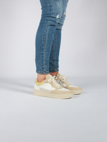Blackstone DREW ZL92 Yellow white Sneaker (low)