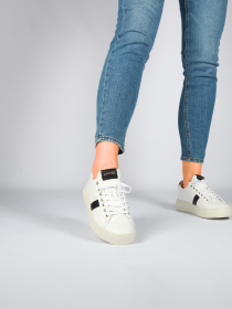 Blackstone RYDER BL220 White black Sneaker (low)