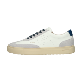 Blackstone SLATE HARPER PERF DG518 White blue Sneaker (low)