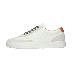 Blackstone SLATE HARPER PERF DG518 White orange Sneaker (low)