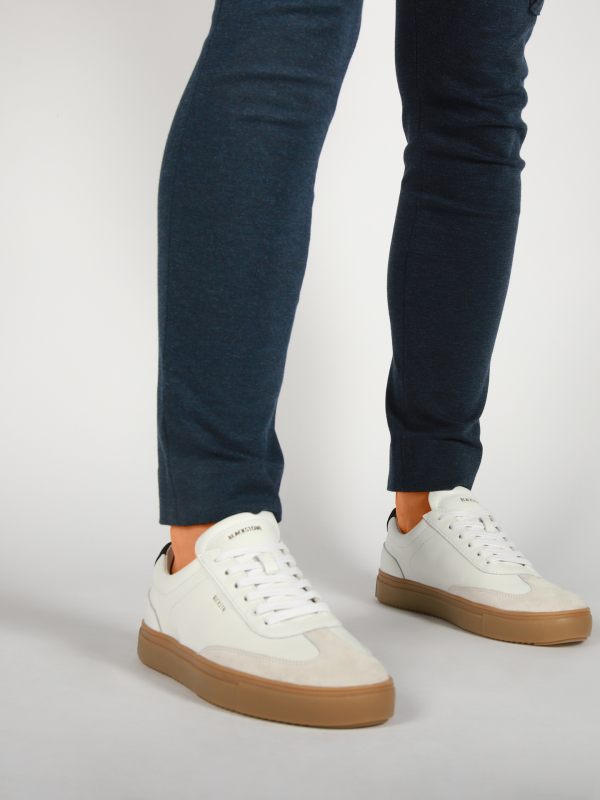 Blackstone SLATE HARPER DG516 White black Sneaker (low)