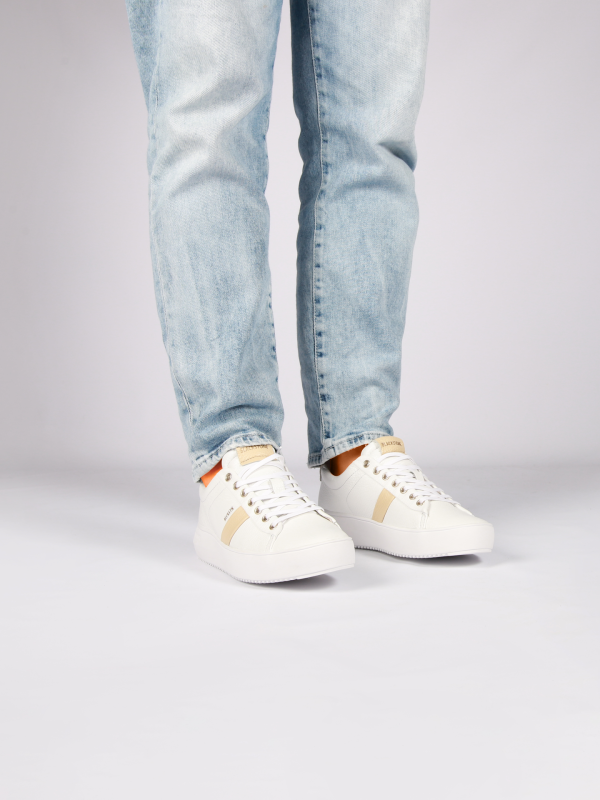 Blackstone RYDER BL220 White soybean Sneaker (low)