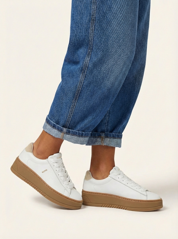 Blackstone GARNET RORY FL722 White humus Sneaker (low)