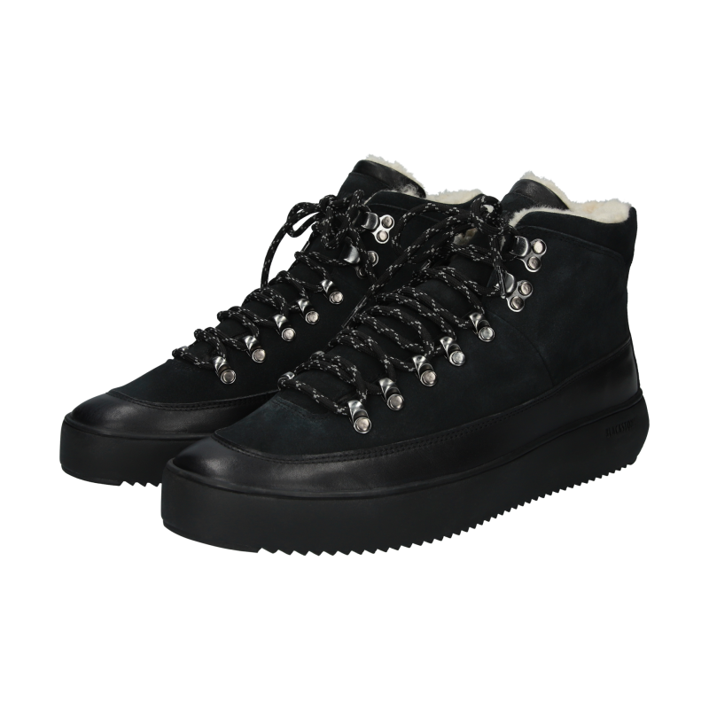 Blackstone ASPEN BEAR AG124 Black Lace-ups
