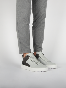 Blackstone BRYSON ZG17 Grey pinstripe northern drople Sneaker (mid)
