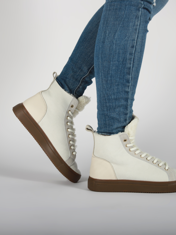 Blackstone AKNA YL55 Off white Sneaker (high)
