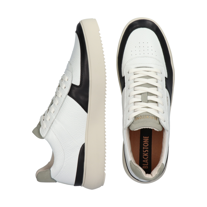 Blackstone RADLEY BG166 White black Sneaker (mid)