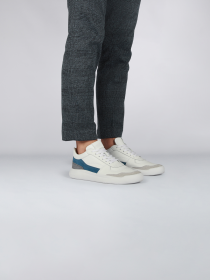 Blackstone AVERY ZG33 White blue ashes Sneaker (mid)