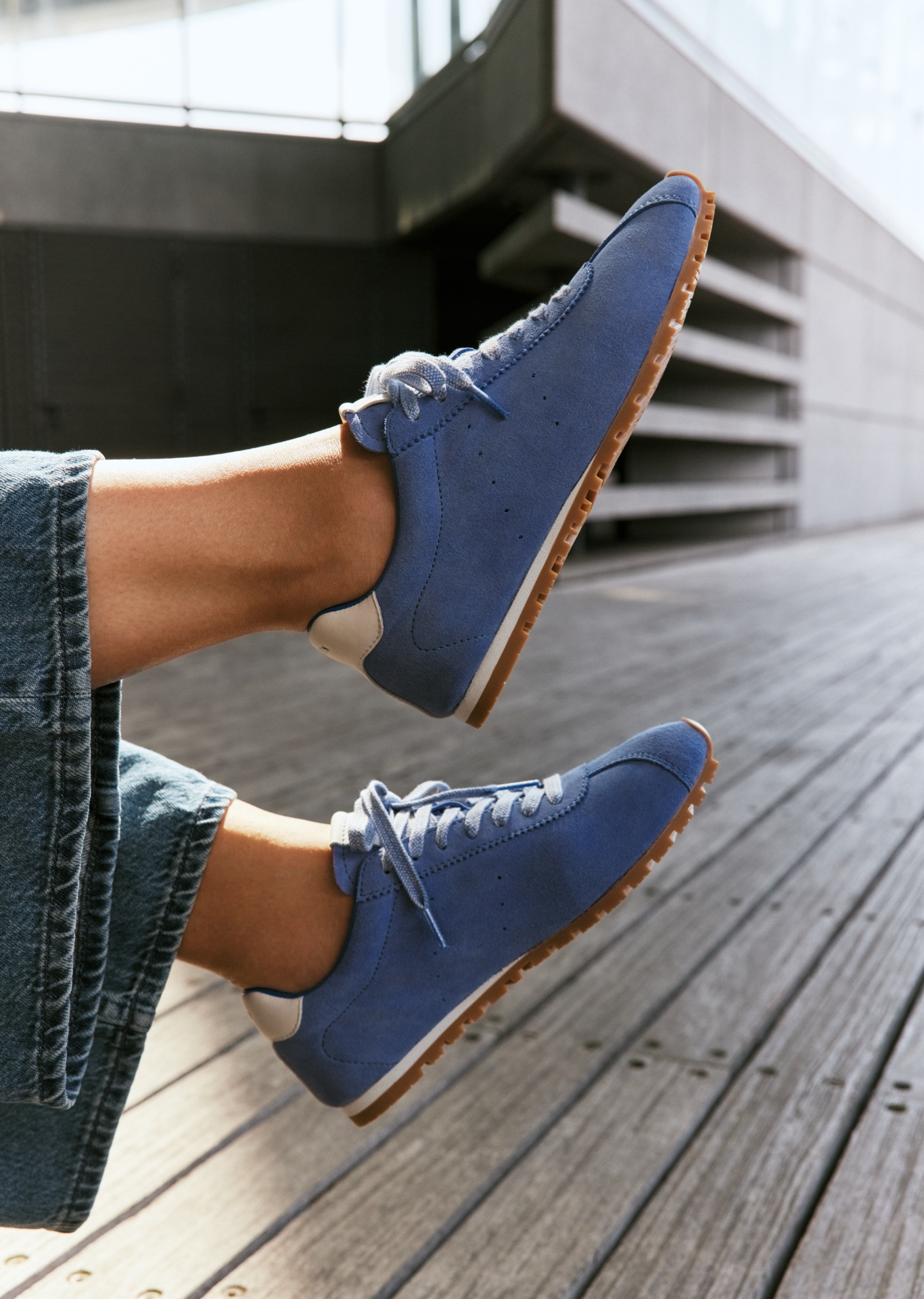 Blackstone DIAM LUCY FL753 Mountain blue Sneaker (low)
