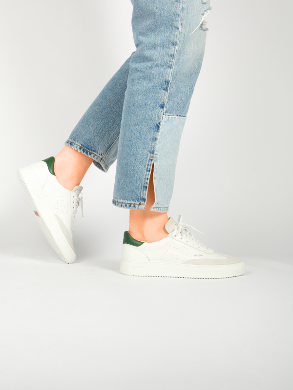 Blackstone SLATE HARPER DL272 White green Sneaker (low)