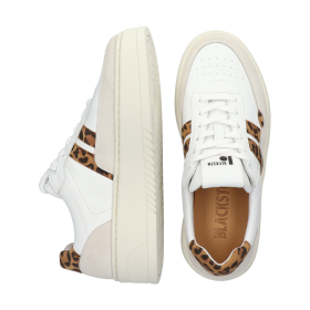 Blackstone GARNET KODA FL720 White leopard Sneaker (low)