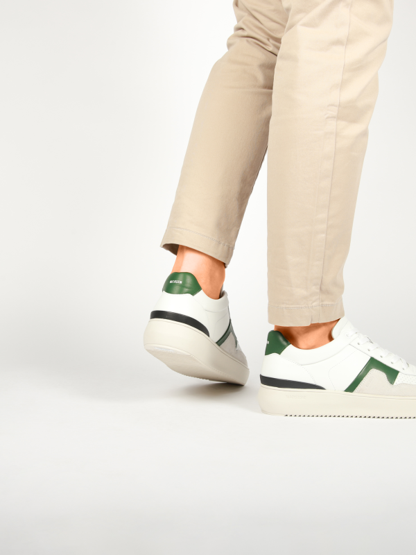Blackstone MARBLE COLTON DG513 White green Sneaker (low)