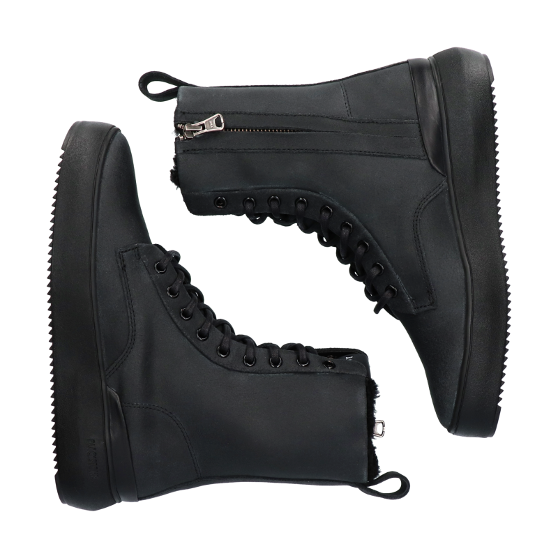Blackstone NORA YL67 Black Sneaker (high)