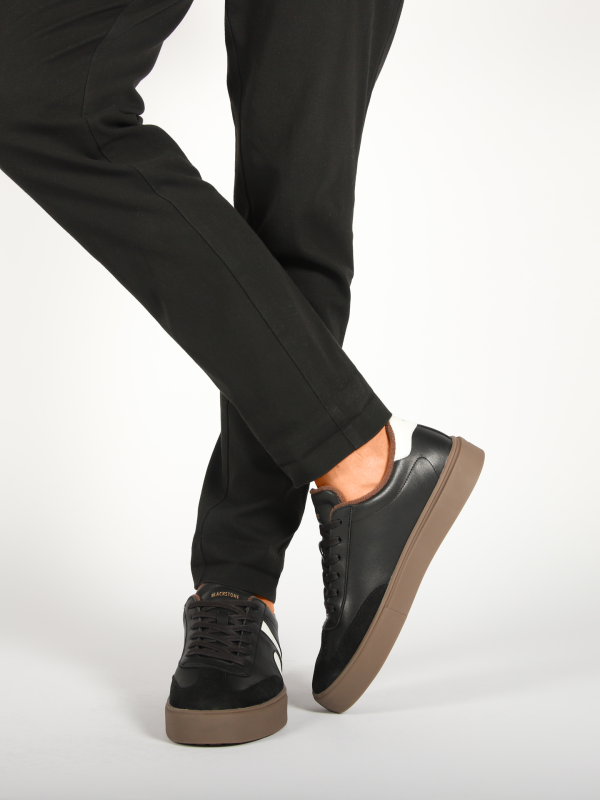 Blackstone QUARTZ AUDEN EG554 Black white Sneaker (low)