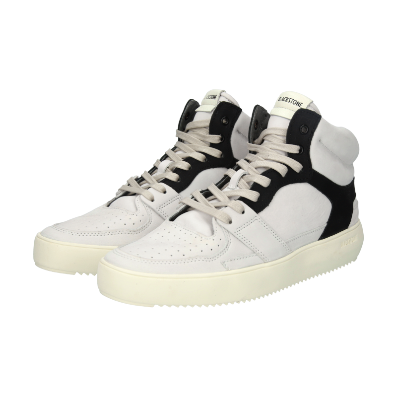 Blackstone DWAYNE YG02 Off white black Sneaker (high)