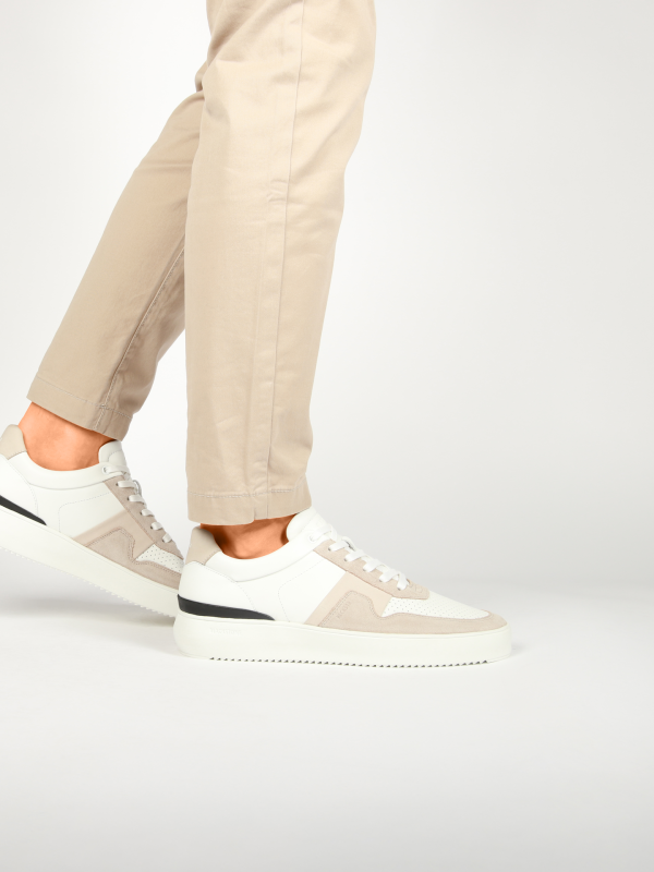 Blackstone MARBLE COLTON DG513 White sand Sneaker (low)
