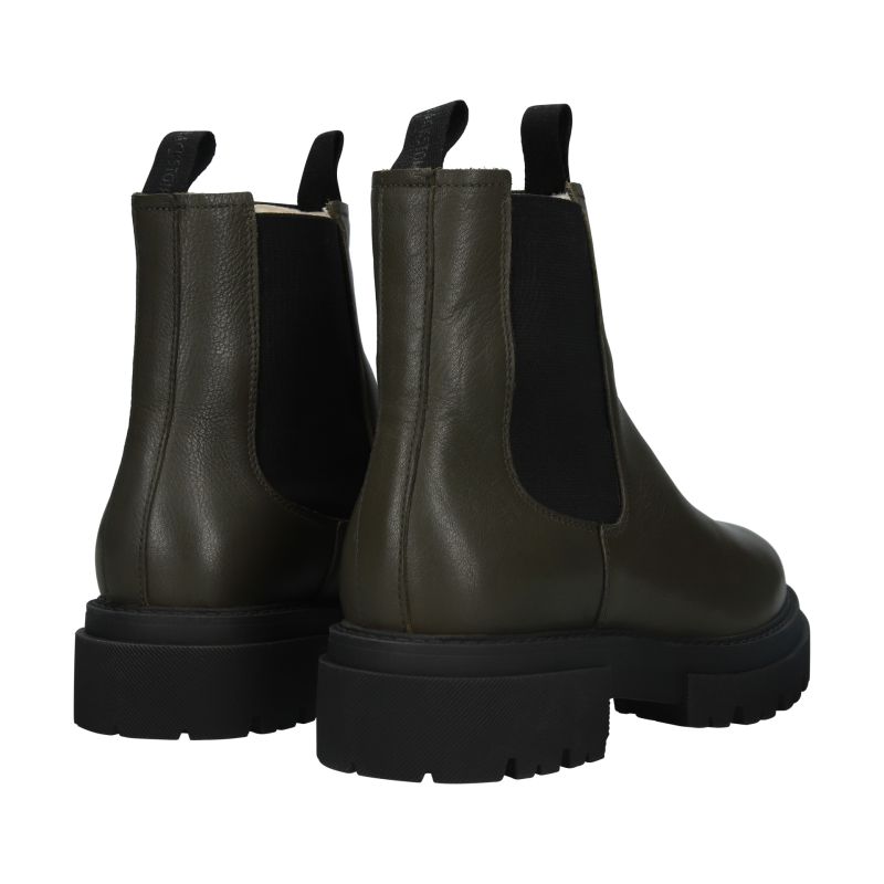 Blackstone SMILLA MID AL412 Olive Chelsea boots