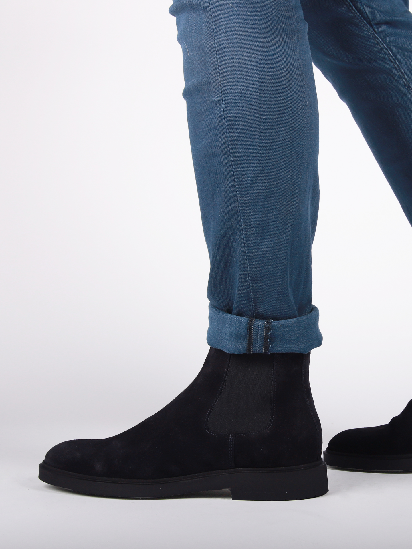 Blackstone OWEN WG81 Navy Chelsea boots